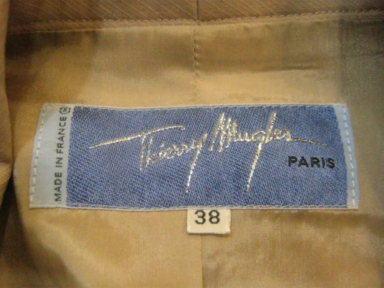1980s Fine Wool Thierry Mugler Jacket (38 Fr) 1