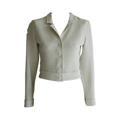 Used NWT Armani Virgin Wool Cropped Jacket (40 Itl)