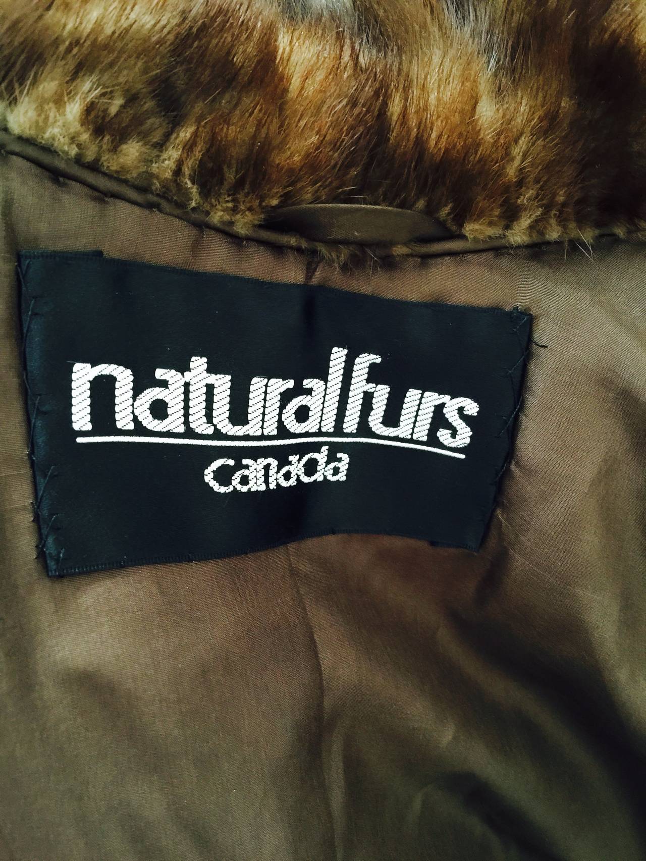 Lagerfeld for Natural Furs Luxurious Full Length Mink Coat Size 8 In Excellent Condition In Port Hope, ON