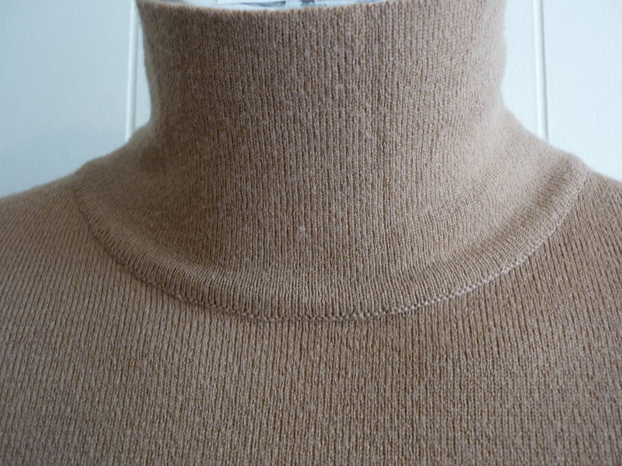 Brown Lovely Dries Van Noten Wool Side Ruched Sweater