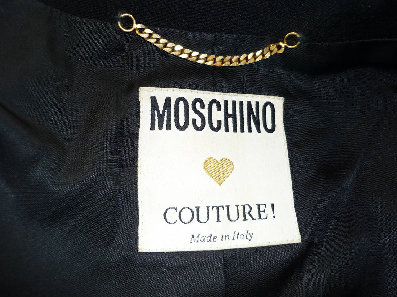 MOSCHINO 1980s incredible wool suit