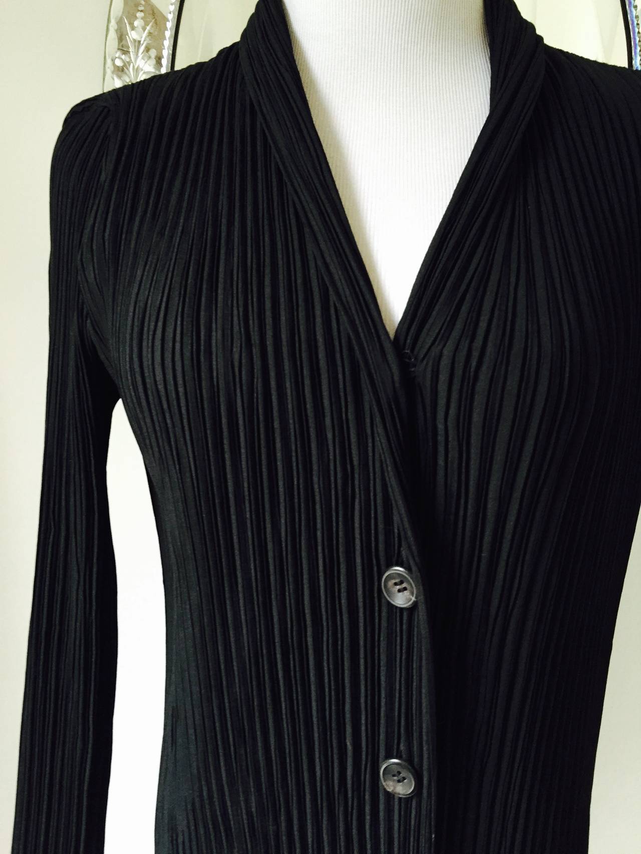 Pleated Blazer by Issey Myake In Excellent Condition In Port Hope, ON