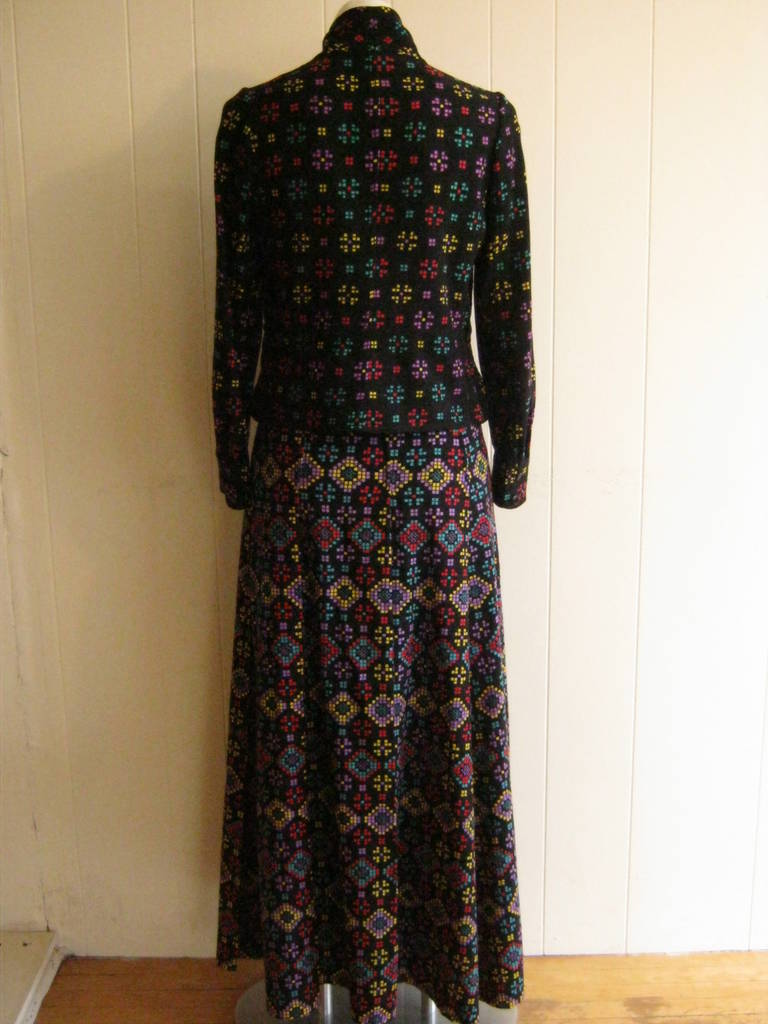1960s Emanuel Ungaro Parallele Skirt and Jacket In Good Condition In Port Hope, ON