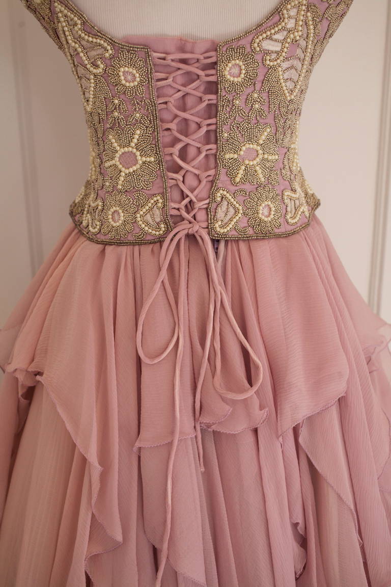 Eavis & Brown Fairy Tale Like Ball Skirt and Bustier Gown 1