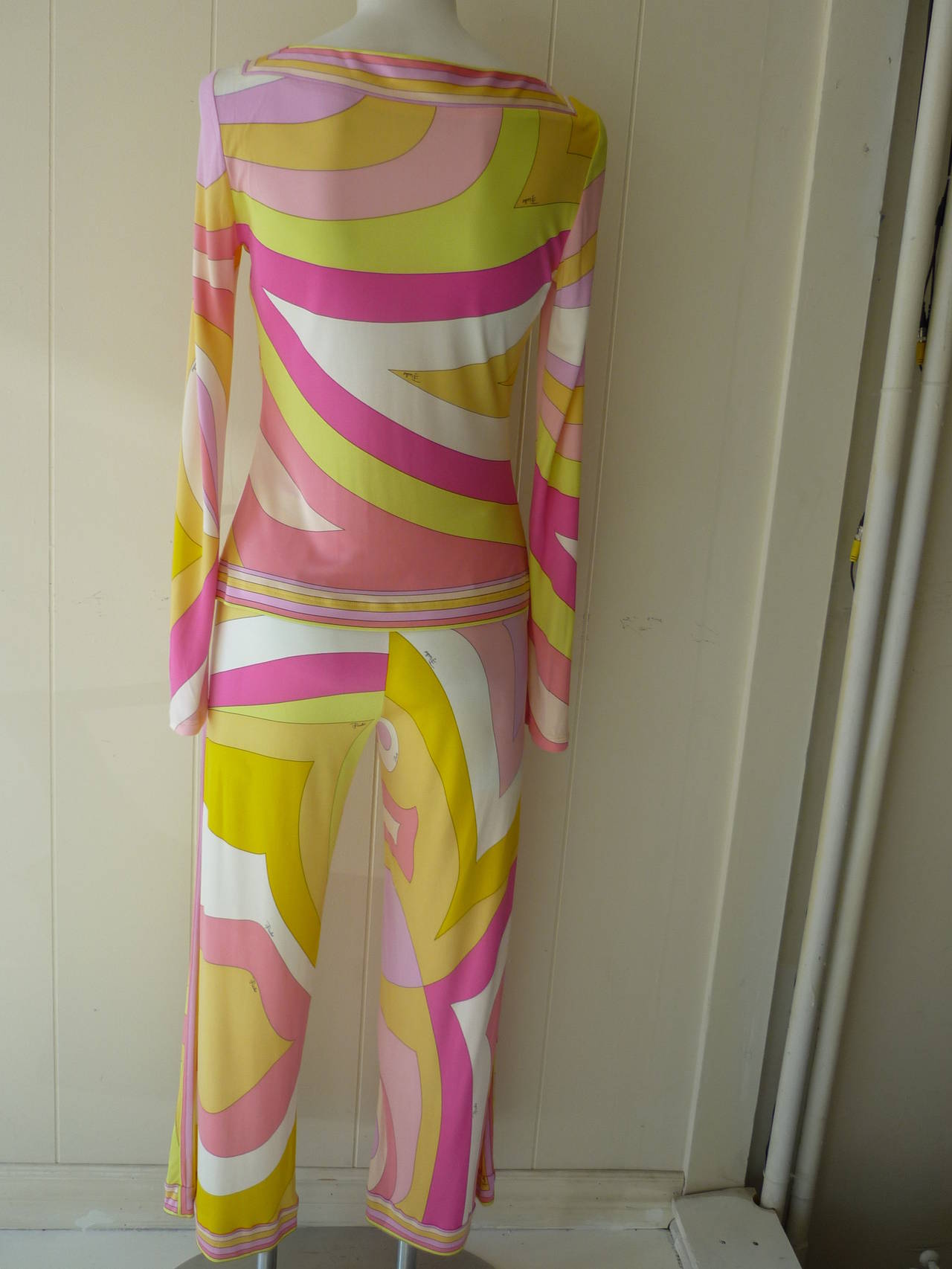 2000s Emilio Pucci Three-Piece Silk Jersey Outfit 2