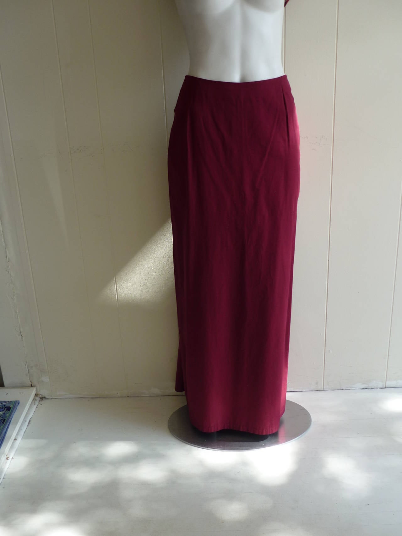 Stunning Dries Van Noten 1990s Sheer Mesh Maxi Dress w/ Cotton Skirt 1