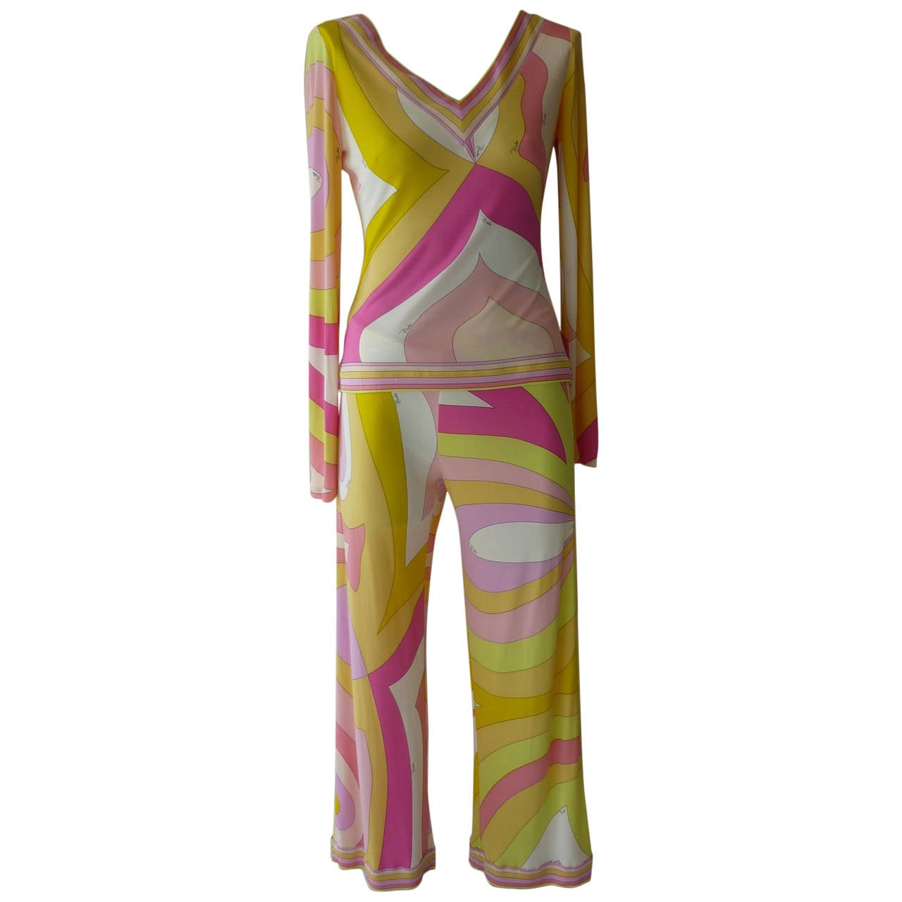 2000s Emilio Pucci Three-Piece Silk Jersey Outfit