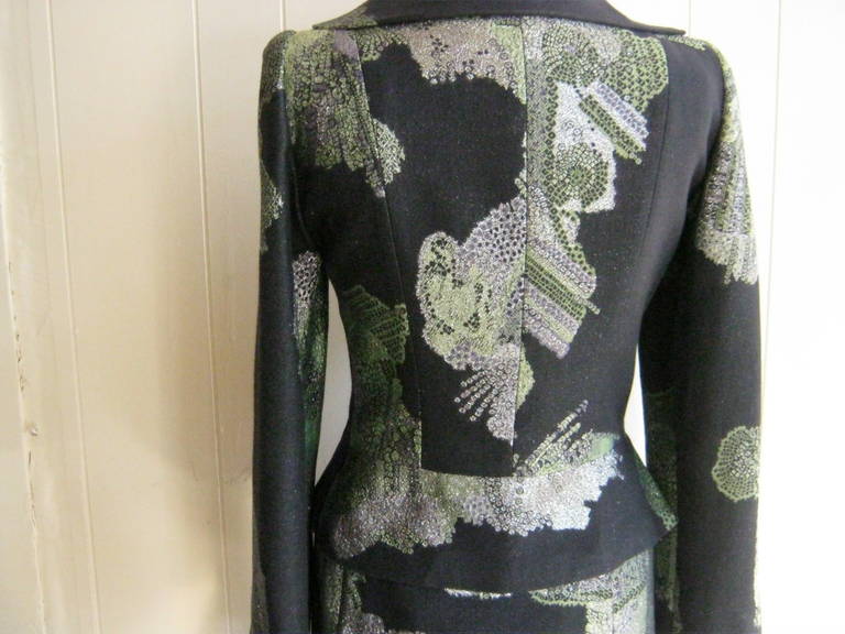 1990s Bazar Christian LaCroix Suit (40 Fr) In Excellent Condition In Port Hope, ON