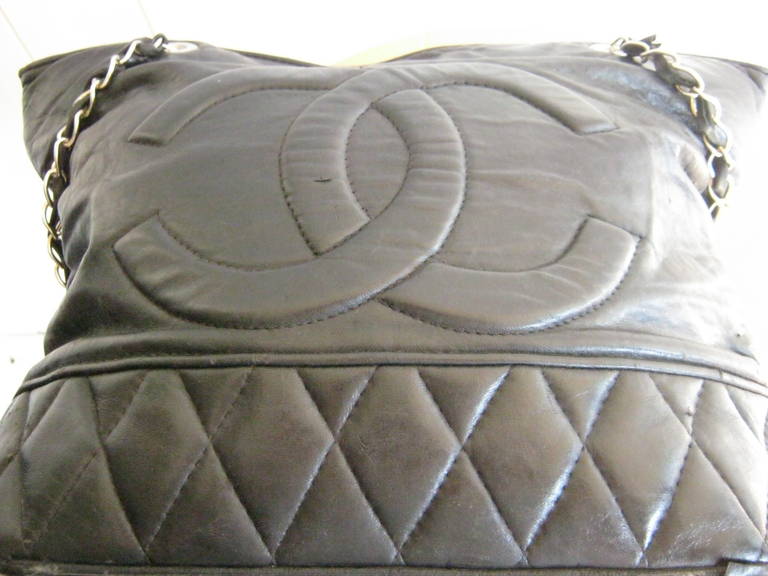 vintage chanel leather bag