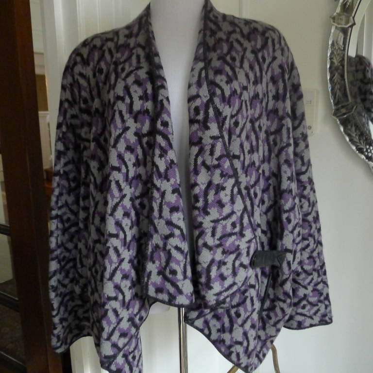 Kimono Inspired Warm Sweater Coat Size 10