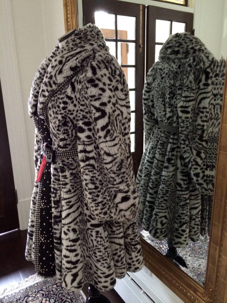 Made For runway Faux Fur Coat By Kenzo 3