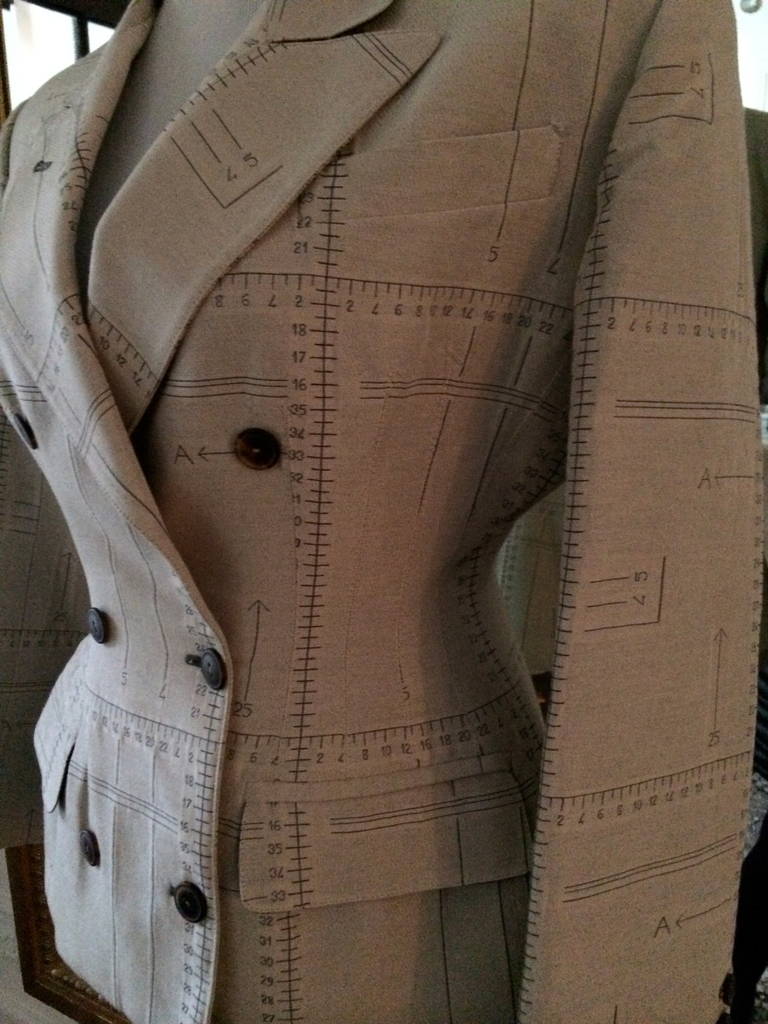 Iconic Dubbel Breasted Jean paul Gaultier Blazer Size 40 Fr.