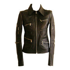 2000s Dolce & Gabbana Leather Jacket