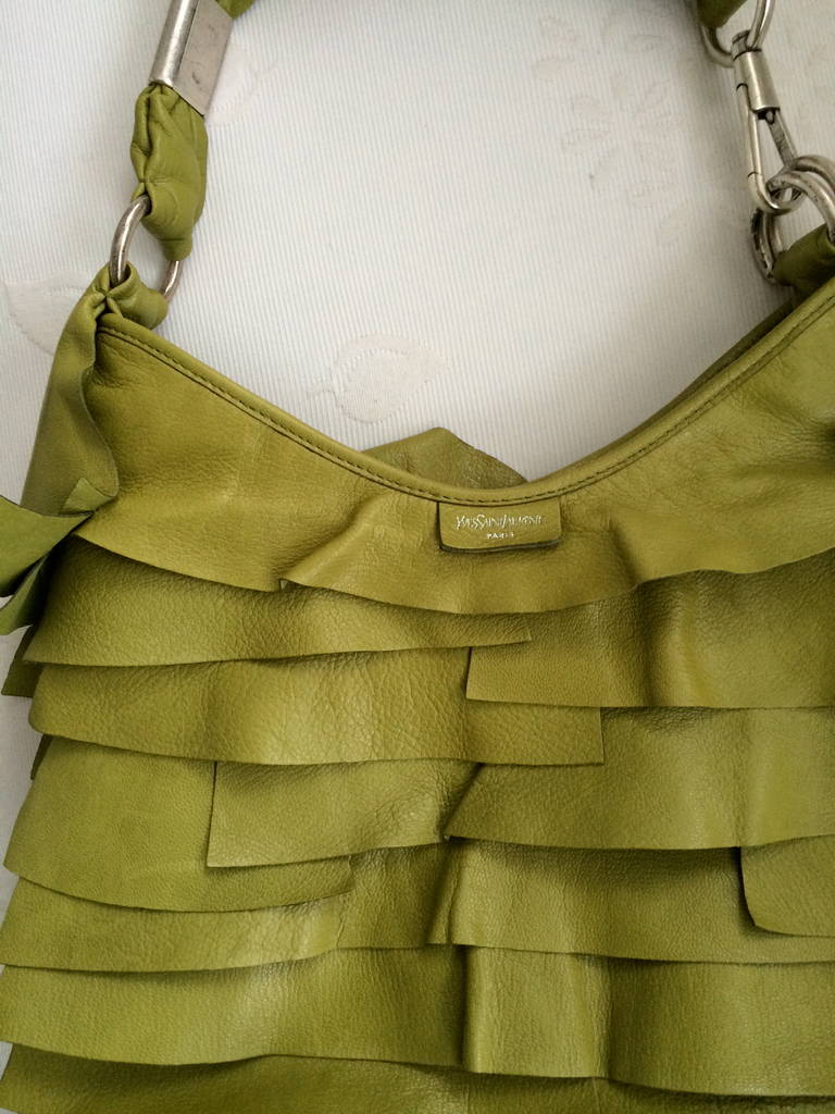 Yves Saint Laurent Ruffled St. Tropez Bag at 1stdibs  