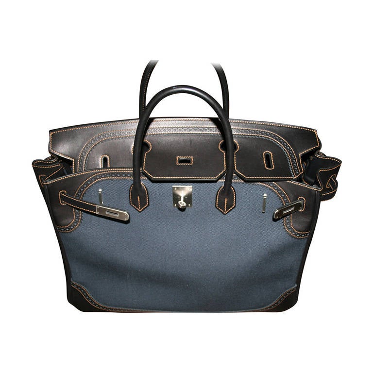 Birkin Denim - 3 For Sale on 1stDibs  hermes denim birkin, birkin jeans,  denim kelly bag