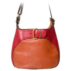 Delvaux Red/Orange Shoulder Bag