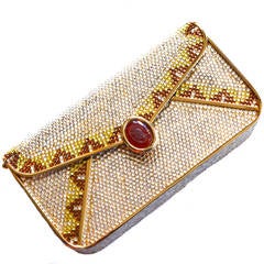 Judith Leiber Crystal Intaglio Clutch 11