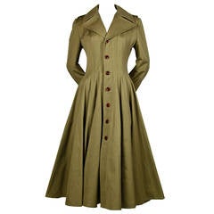 JUNYA WATANABE Victorian heavily seamed full trench coat - 2010