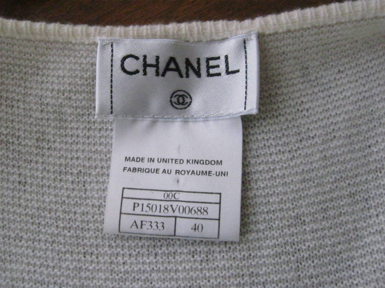Brown 2000C Chanel Finest Cashmere Vest 40 Fr