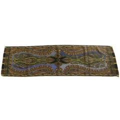 ETRO Wool/Silk Long Paisley Scarf