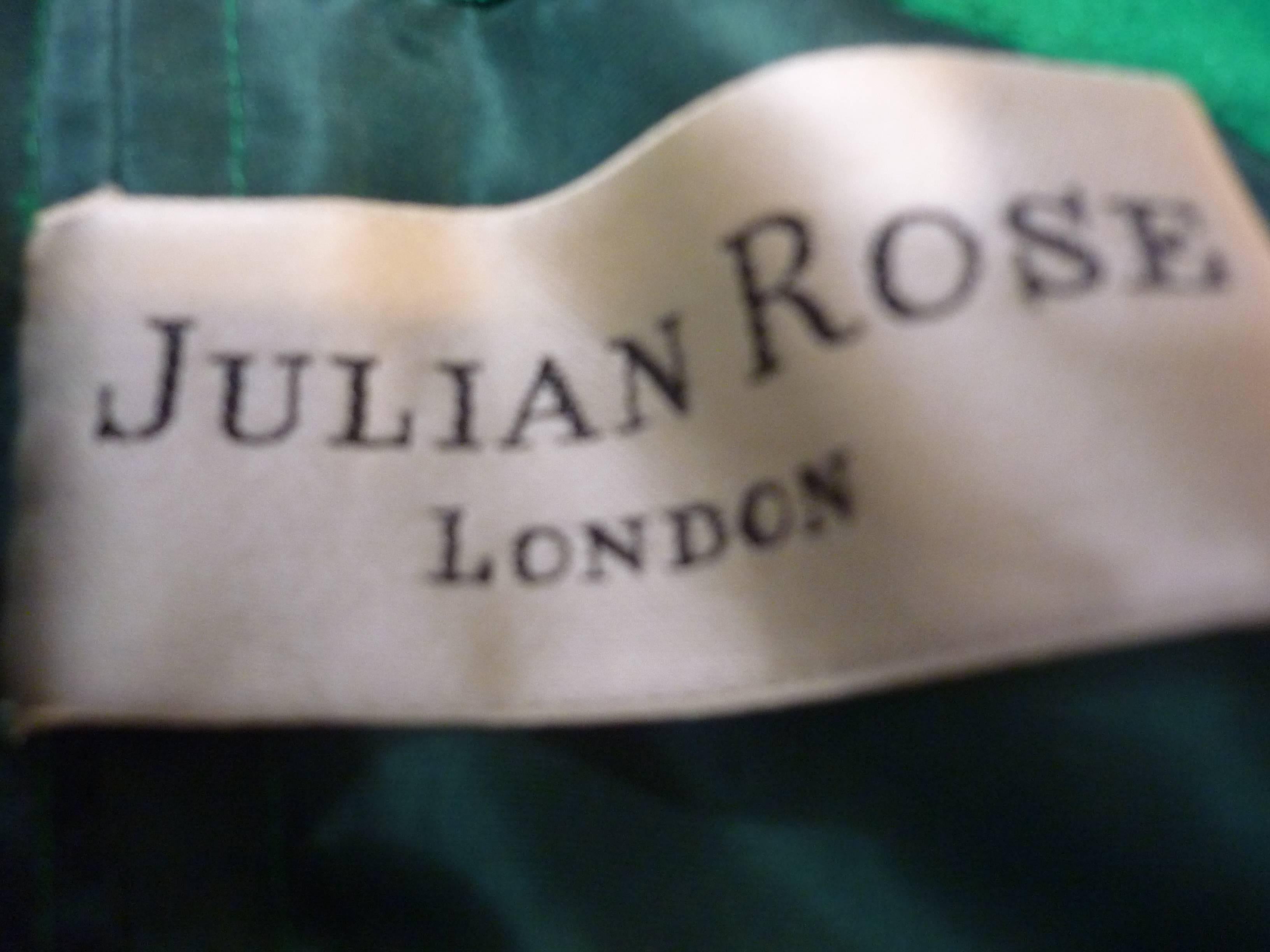 1963 Julian Rose Embroidered Gown 4
