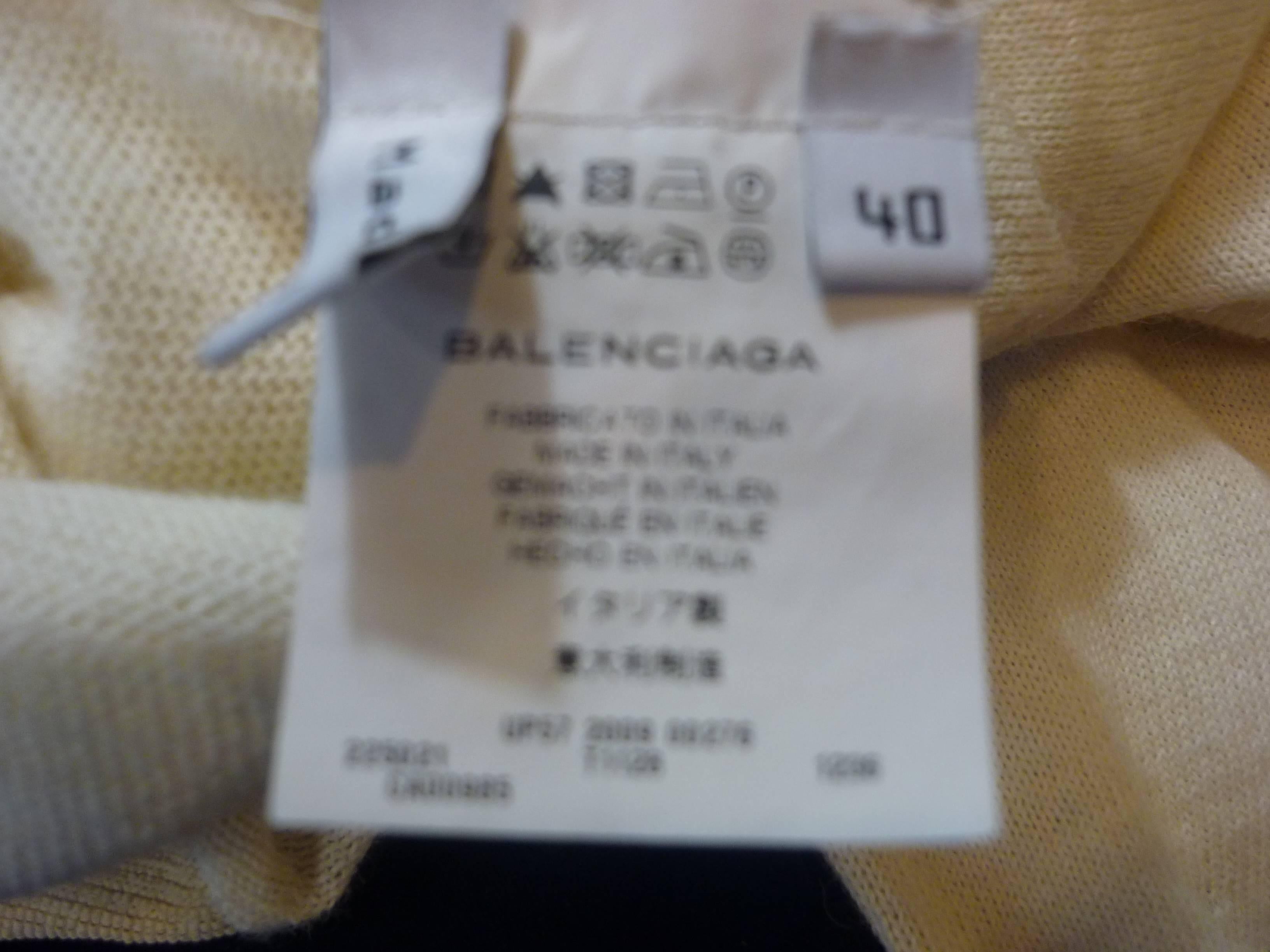 Balenciaga Dress with a Serpentine Inset  1