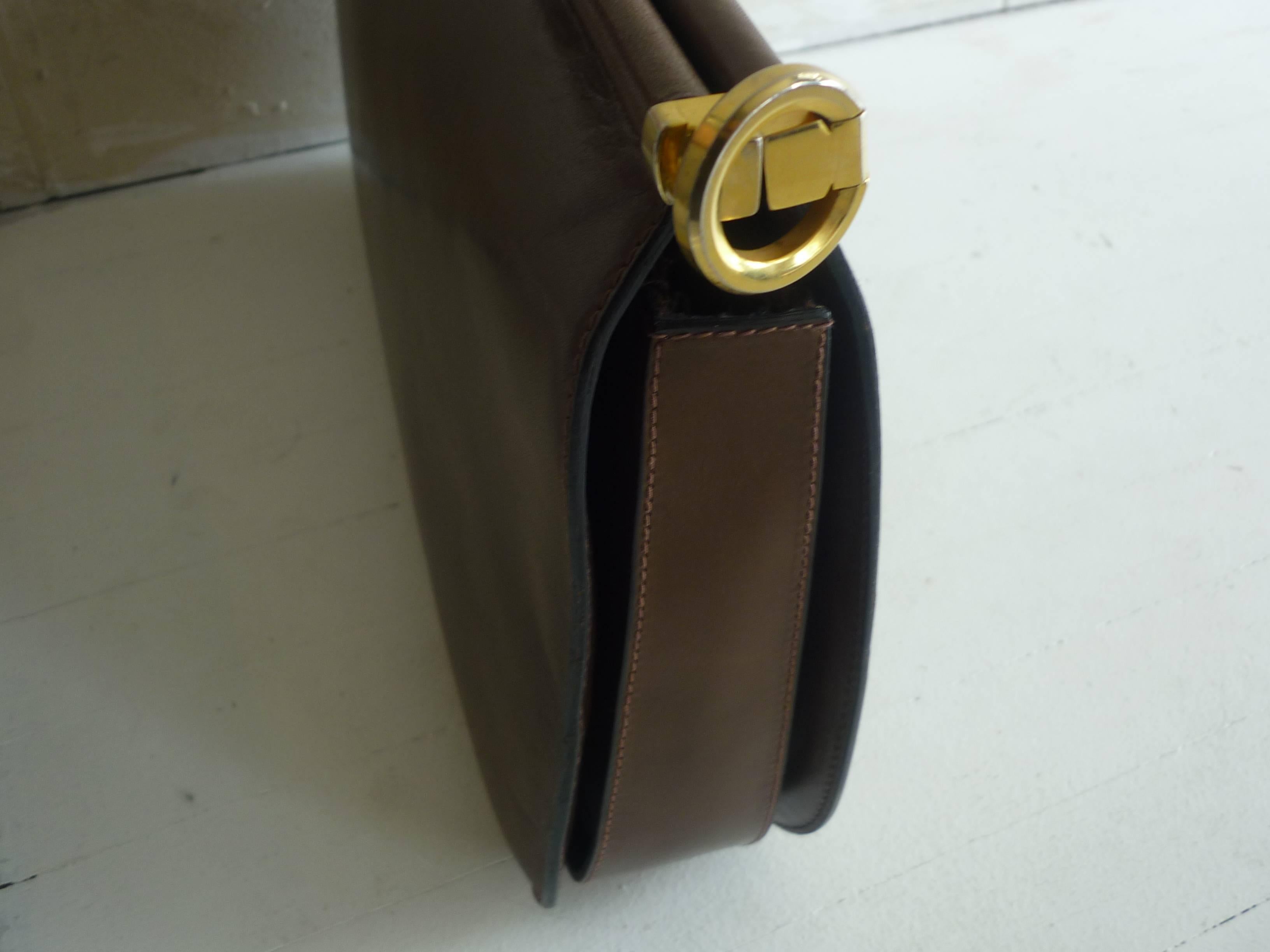 Women's Unusual Vintage Italian Leather Handbag