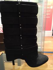 Suede Buckle Boots By Balmain for Guiseppe Zanotti 39