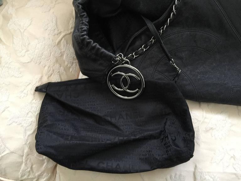 Black Chanel CoCo Cabas Tote Bag