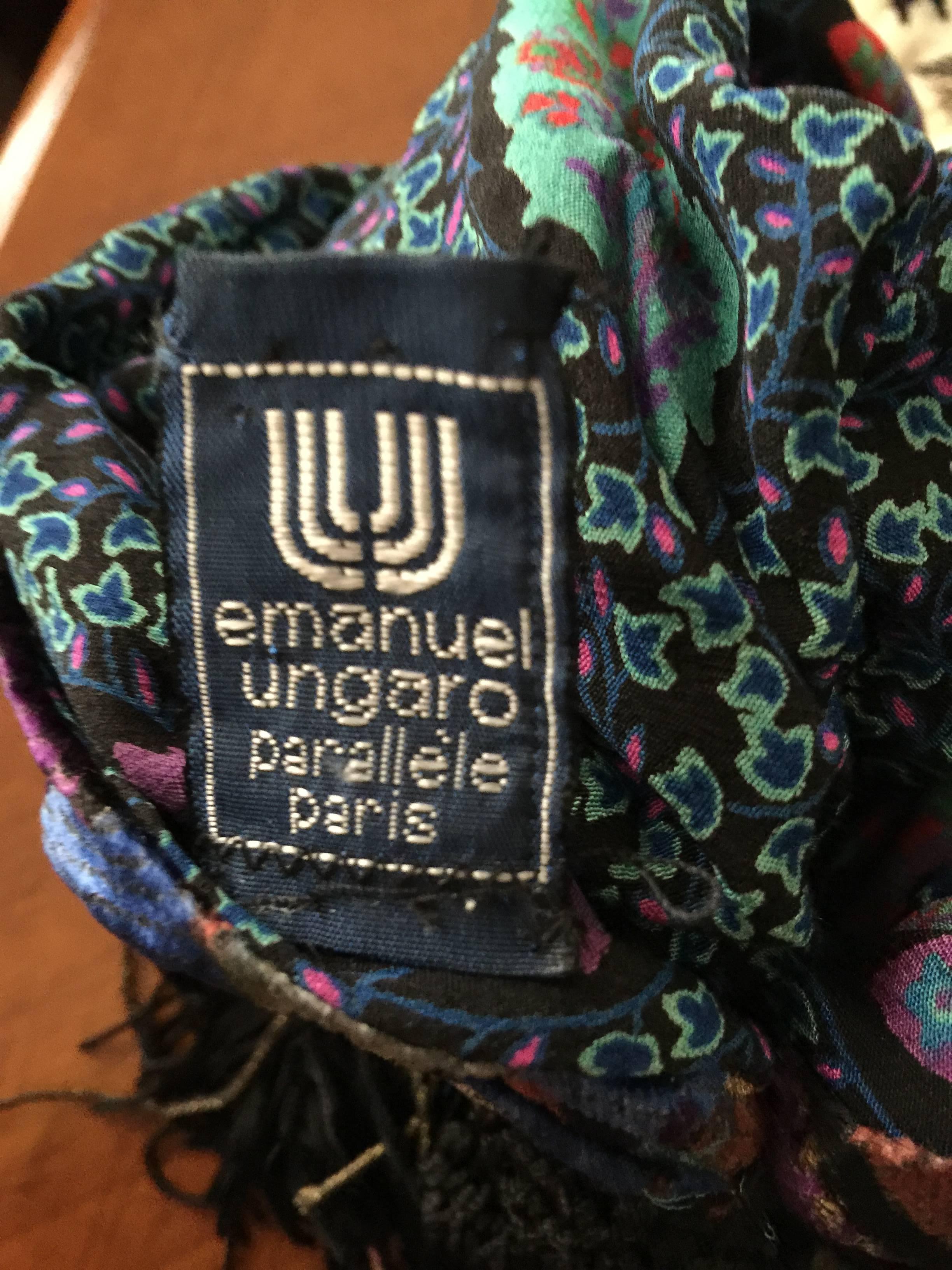 Atemberaubender Samtschal von Emanuel Ungaro 2