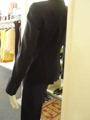 Tom Ford for Gucci Grey Pinstripe Double Breasted Skirt Suit Pants FREE - 40 ITL