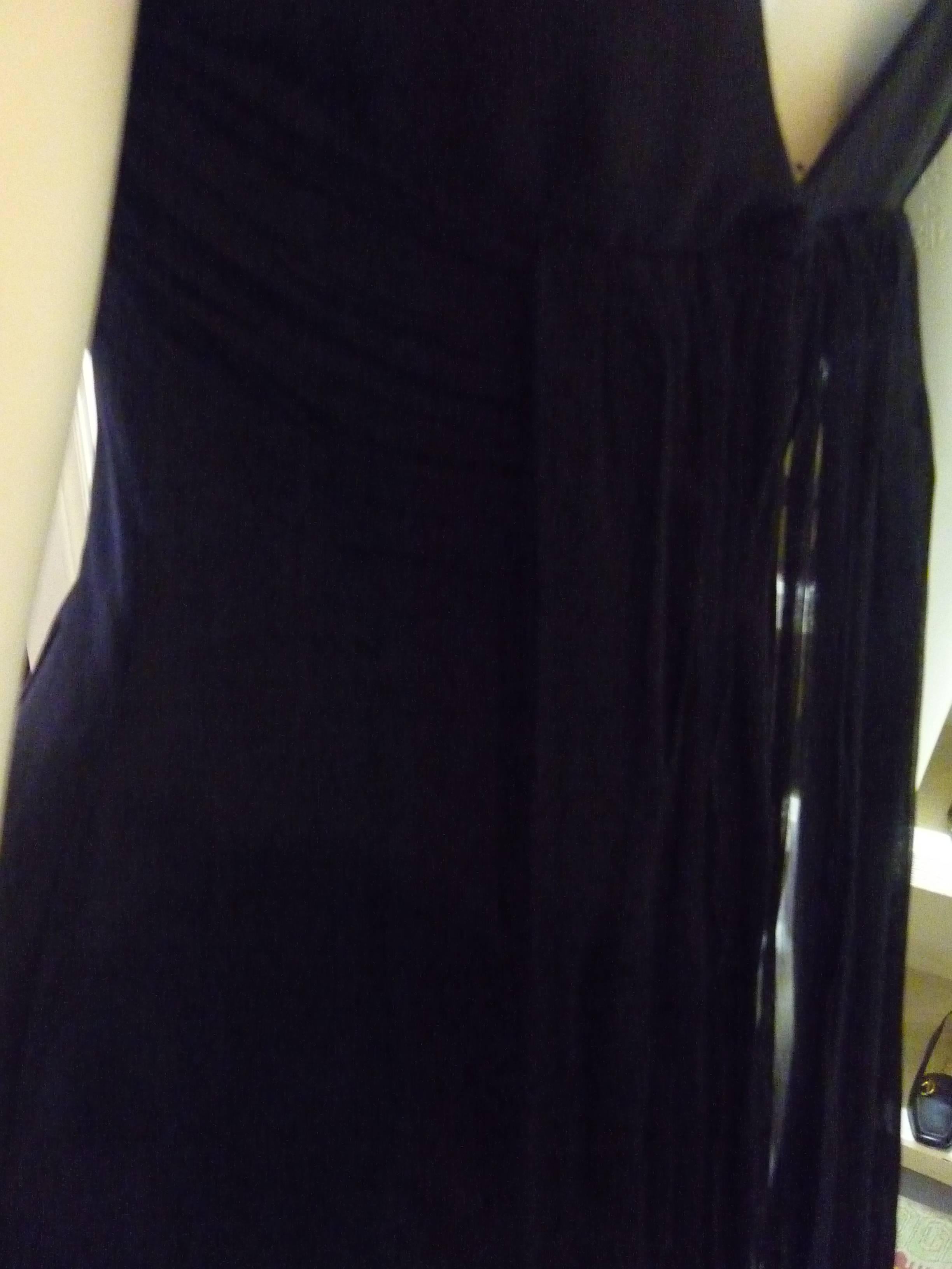 Women's 1956 Minx Modes Black Wiggle Dress (S)