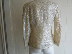Superb Alberta Ferretti Beaded Tuxedo Jacket