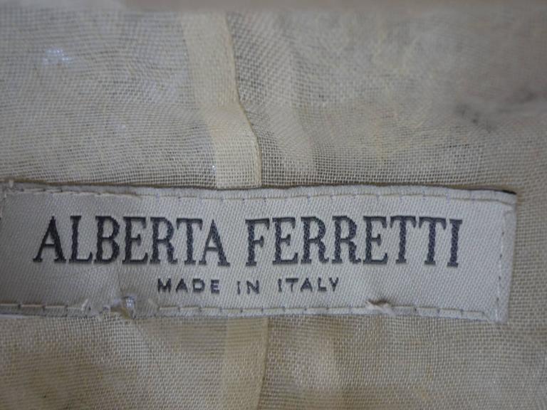 Superb Alberta Ferretti Beaded Tuxedo Jacket at 1stDibs