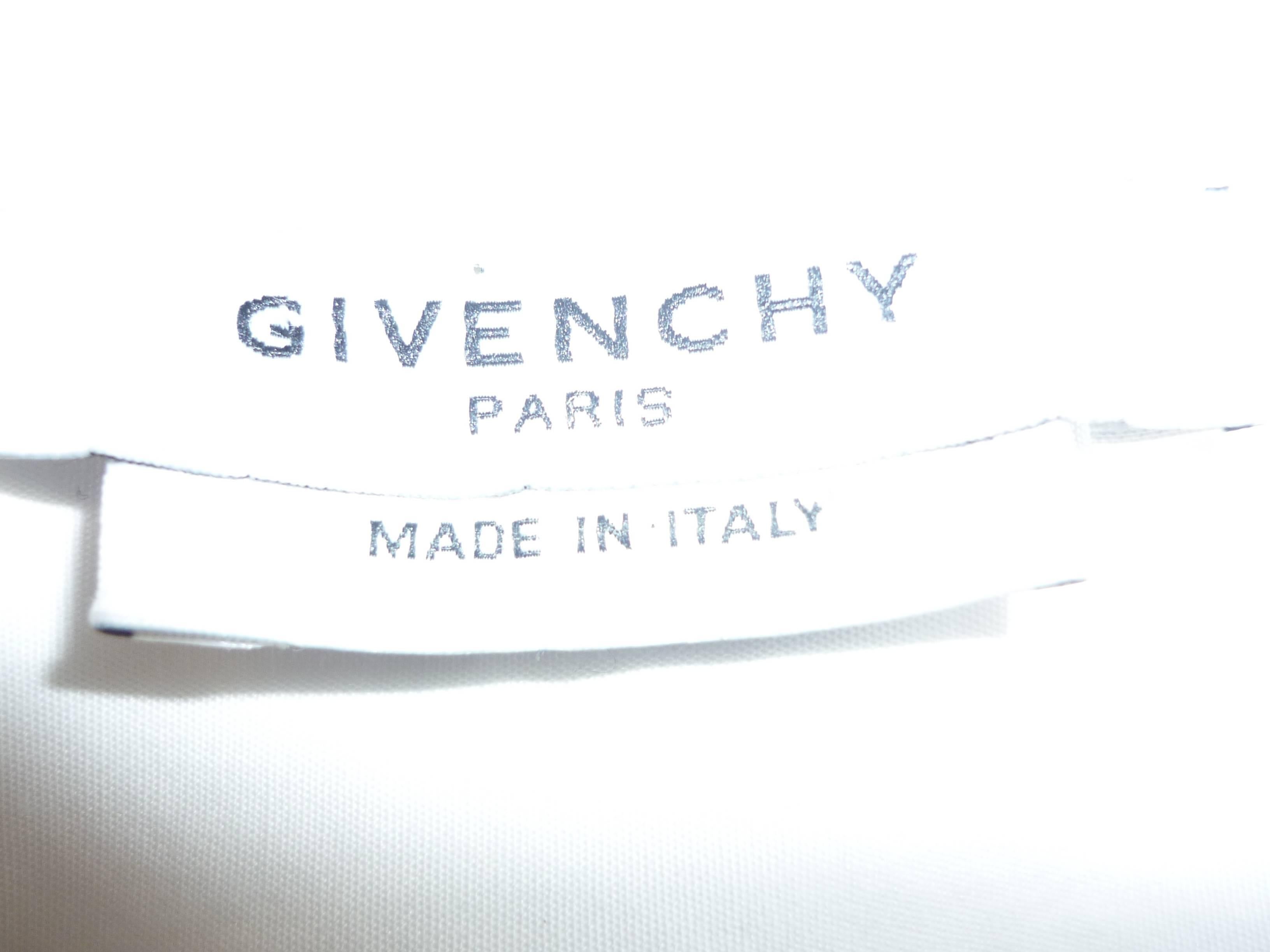 Women's Givenchy White Cotton Ruffled Collar Blouse 