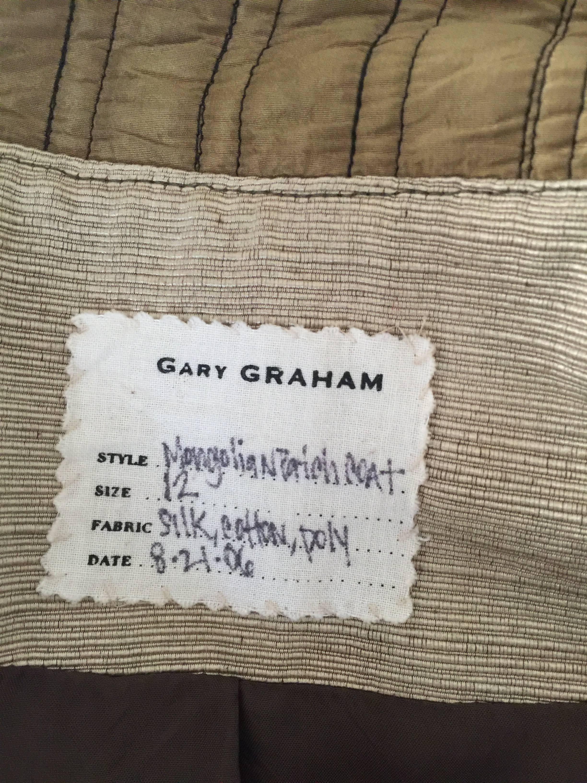 Women's Long Gary Graham Embellished Coat Sz.12