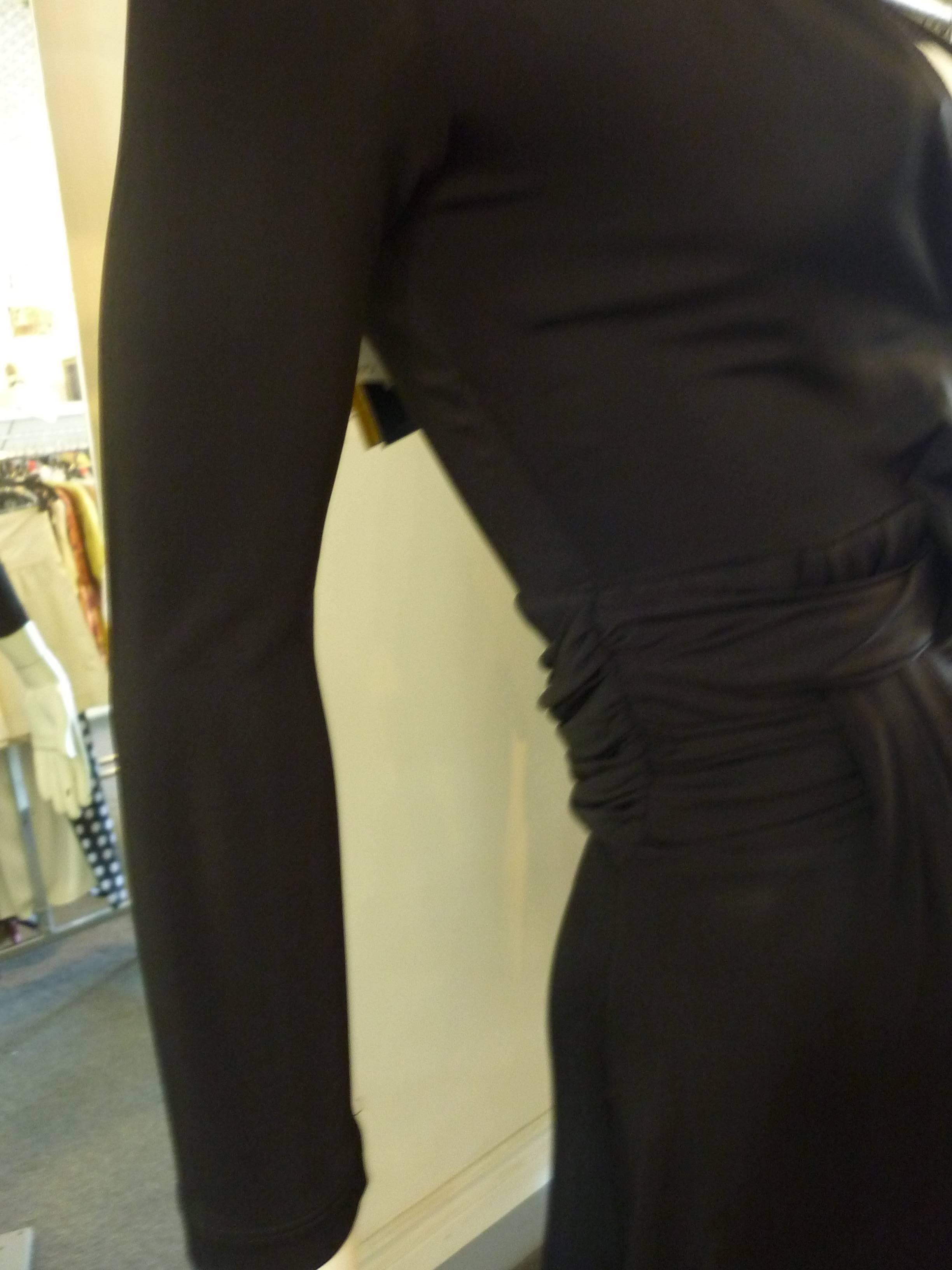 Just Cavalli Sexy Black Viscose Dress W/T (38 Itl)  3