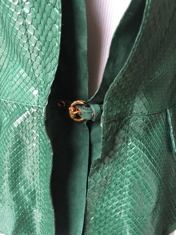 gucci python jacket