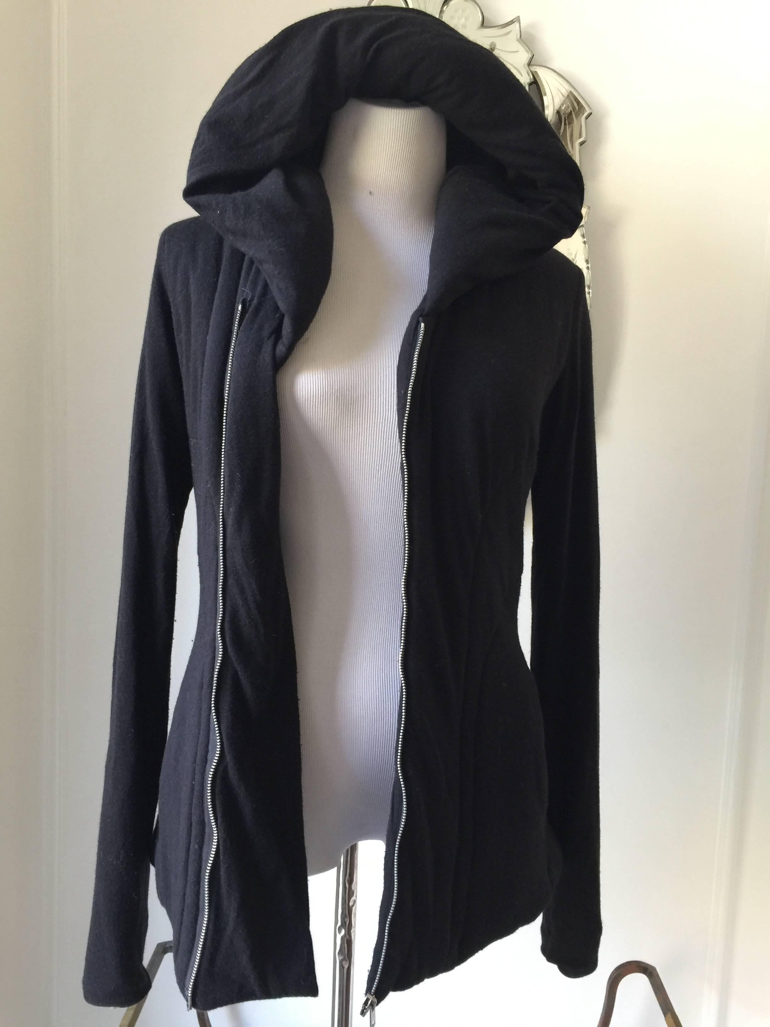 Rick Owens Lilies Hooded Padded Hooded Top IT.42 In Good Condition In Port Hope, ON