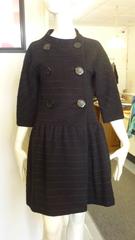 Late 1940s Christian Dior Wool Coat