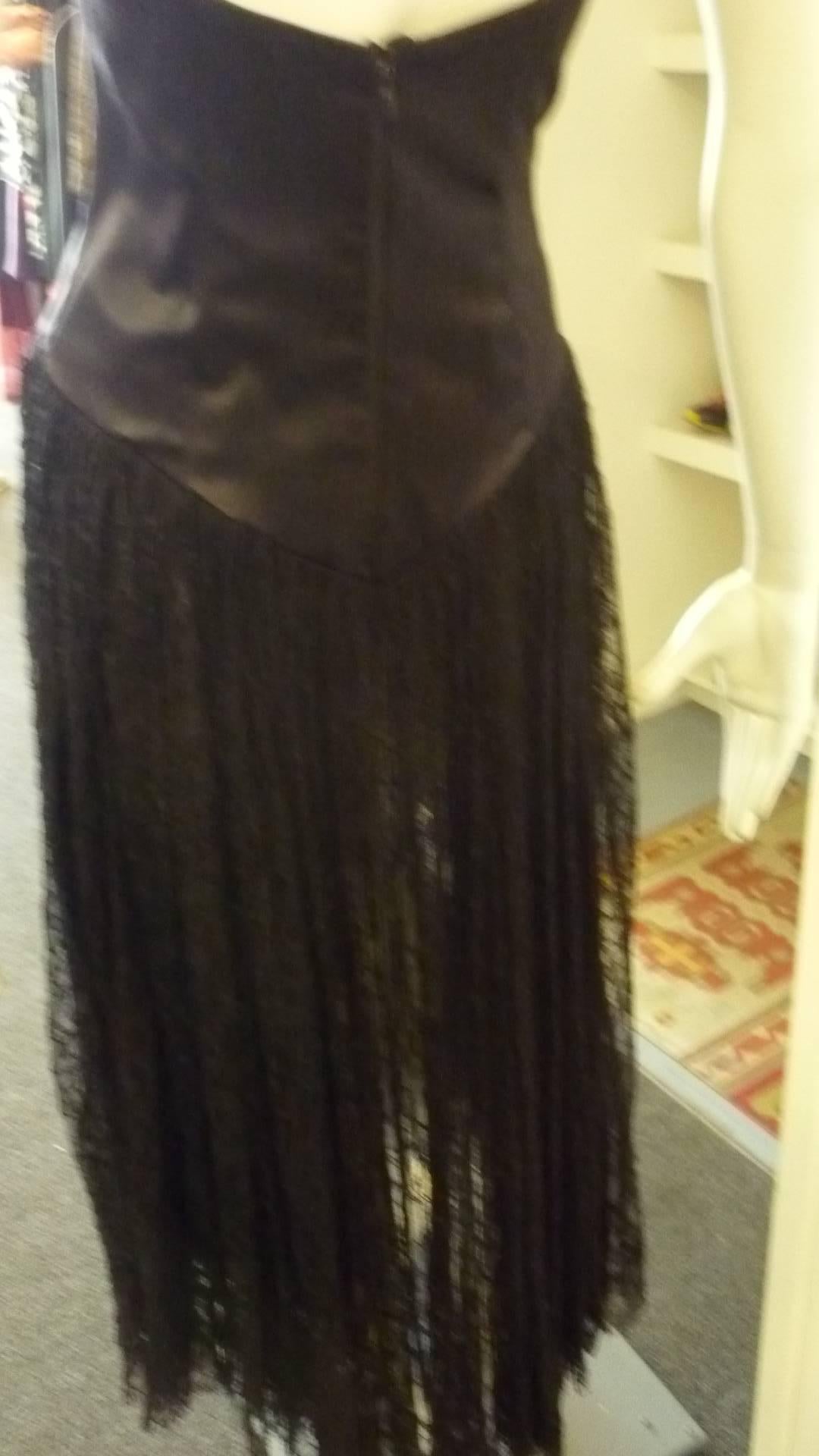Women's 1980s Norma Kamali Black Evening Dress (8)