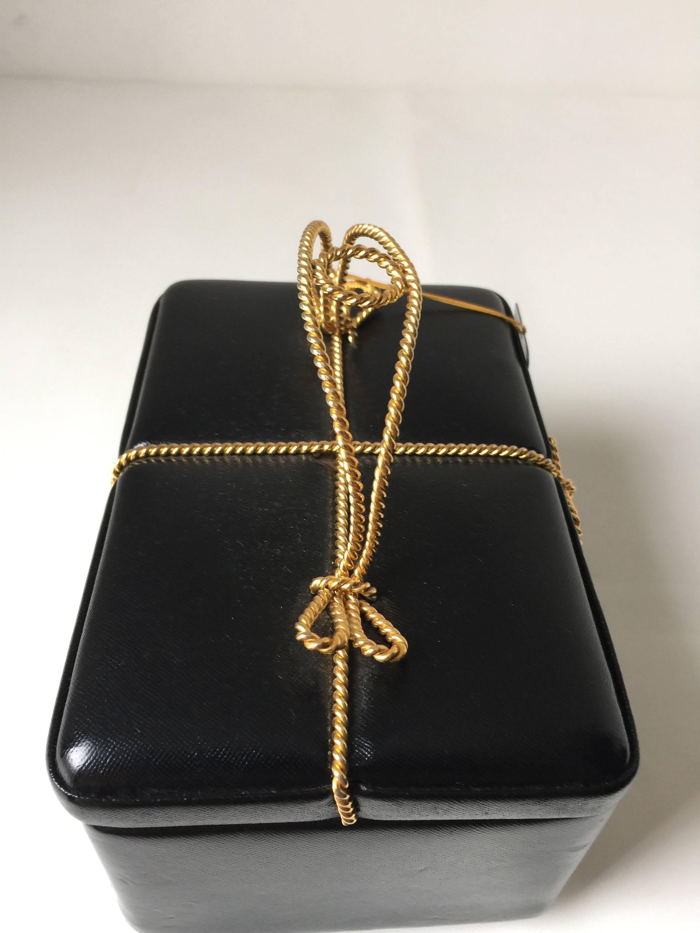 Women's Exquisite Murray Kruger Black Leather  Gift Box Handbag