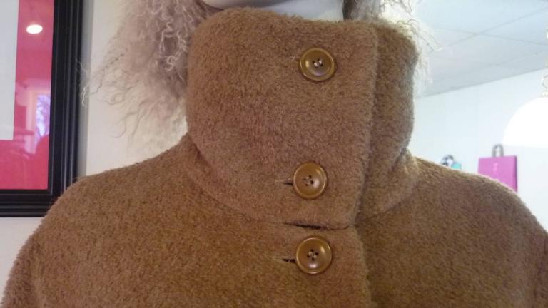 Max Mara Soft Brown Alpaca/Wool Coat at 1stDibs | max mara alpaca wool coat
