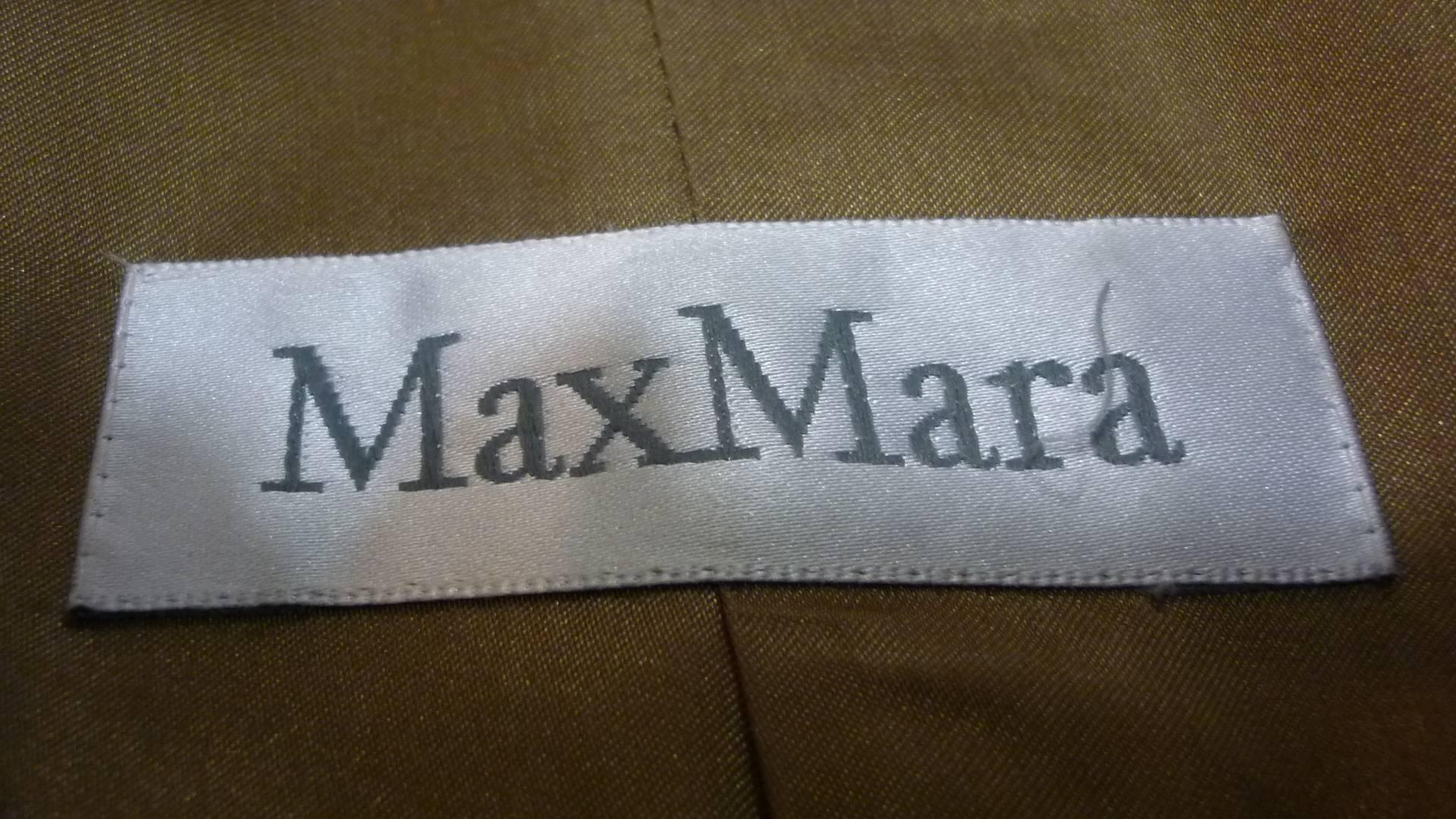 Women's Max Mara Soft Brown Alpaca/Wool Coat