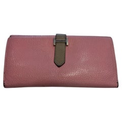 2002 Hermes Bearn Classique in Rose Cyclamen Chevre Leather
