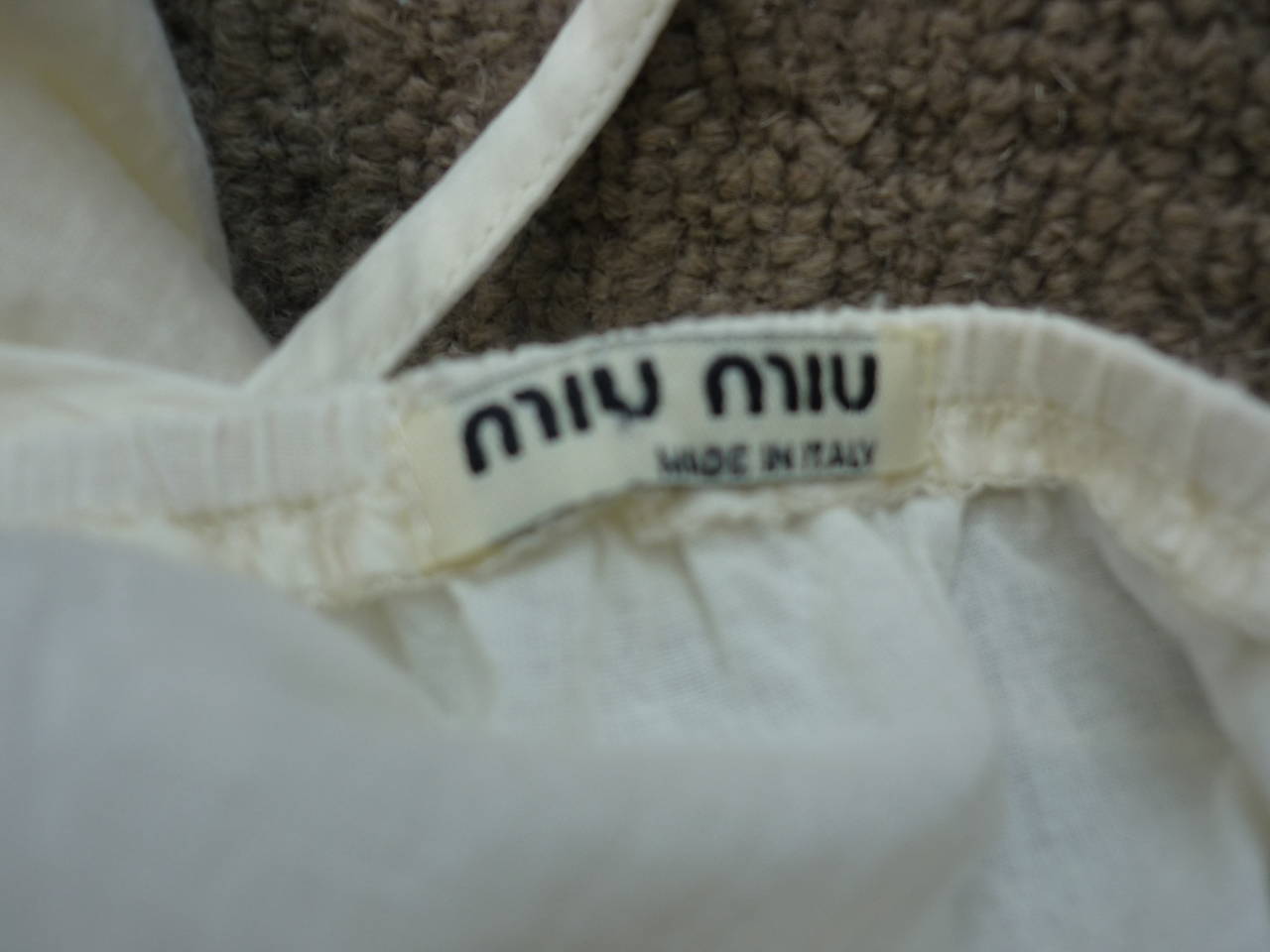 Women's Miu Miu Cotton and Lace Dress