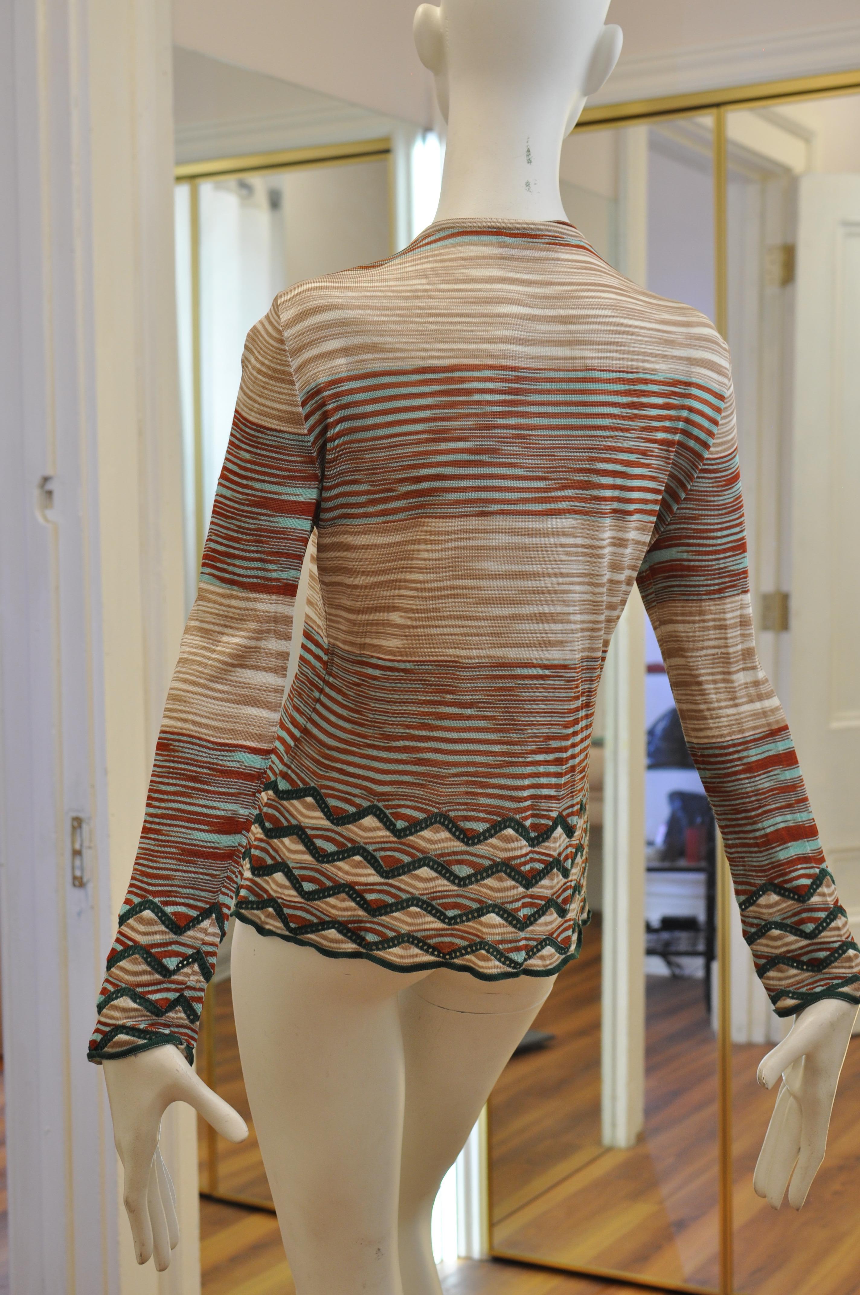 Missoni Orange Label Cardigan 46 ITL 2