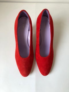 Celine Suede round -toe Pump 361/2