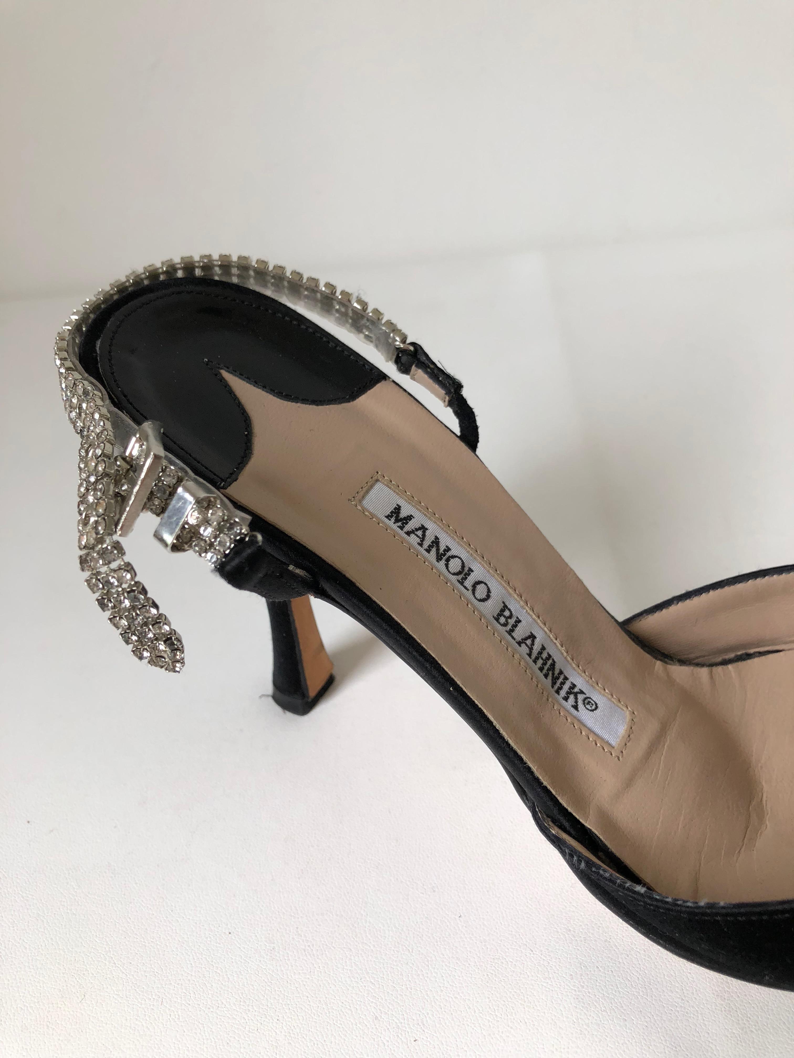 Manolo Blahnik Pointed Toe Shoe 36 In Good Condition In Port Hope, ON