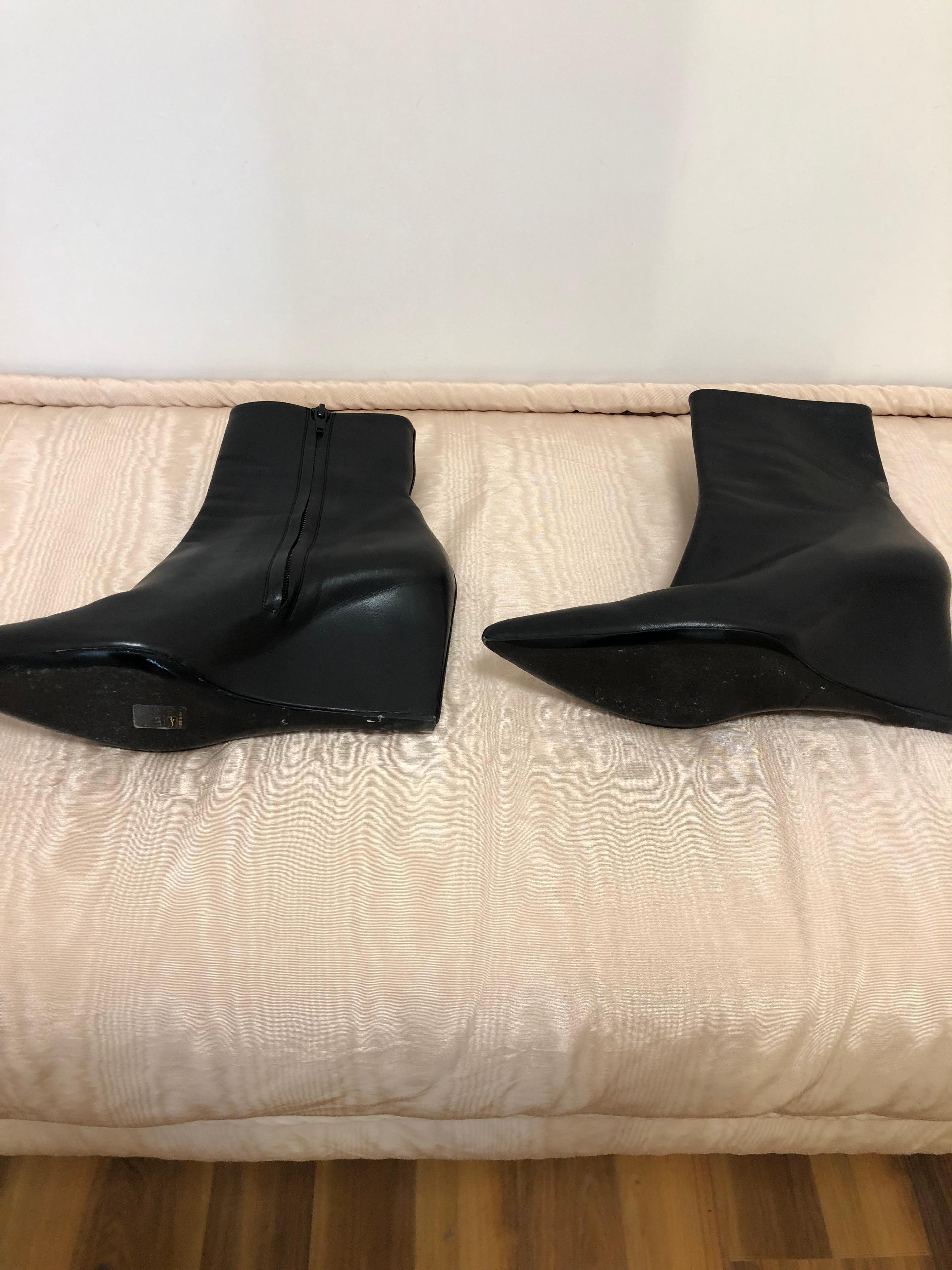 balenciaga wedge booties